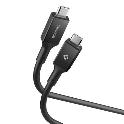Spigen Essential EB24012CC USB-C / USB-C 240W 120cm Kabel - Schwarz
