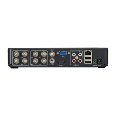 6. LevelOne CCTV 8-Kanal-Set 2MP/IP66/H.264/1x3,5"/IR-30m weiß