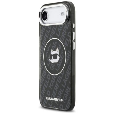 2. Karl Lagerfeld IML Choupette Head Logo MagSafe iPhone Air Hülle - Schwarz