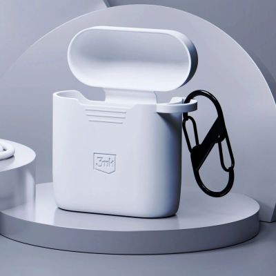 2. 3mk Silikon-AirPods-Hülle für AirPods 2 – weiß