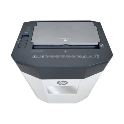 5. HP OneShred Auto 80CC Aktenvernichter HPN281780CCOF-05 Kreuzschnitt 68dB 22cm Weiß
