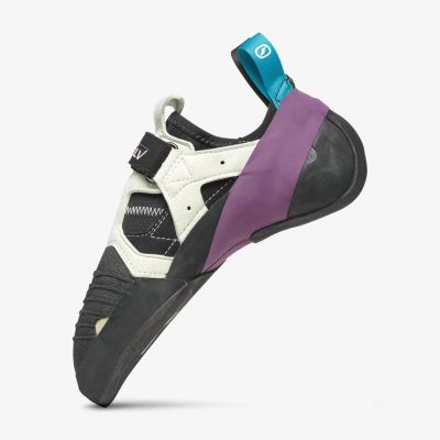 3. Scarpa Instinct VSR LV Kletterschuhe - Schwarz/Violett/Milch
