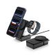 6. Spigen Essential Qi2.2 25W 3-in-1 MagSafe Magnetisches Kabelloses Ladegerät – Schwarz