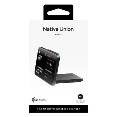 3. Native Union Rise Solo Qi2 Kabelloses Ladegerät Qi2 15W MagSafe-kompatibel