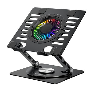 7. Wozinsky WDCX-X16-AS CoolBase RGB 360°-Kühlständer für Laptop und Tablet – Schwarz