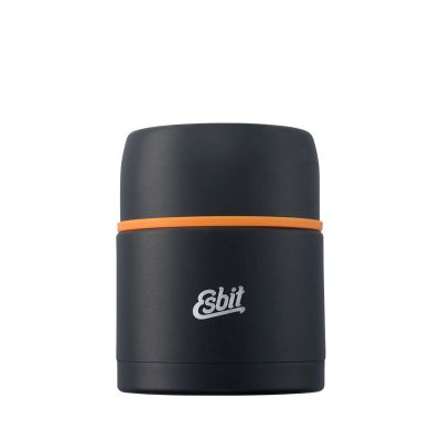 3. Esbit Speisekanne 500ml, Thermoskanne für Abendessen, Schwarz