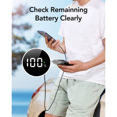 6. VEGER TC130 Powerbank Lithium-Ionen (Li-Ion) 25000 mAh Schwarz