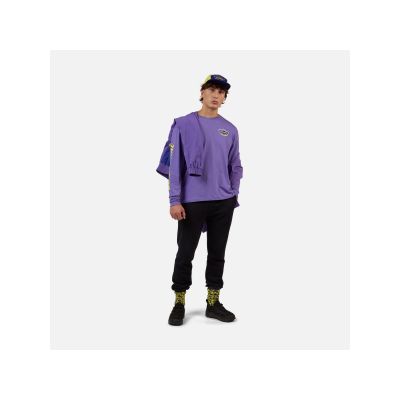 3. Unisex-T-Shirt ROSSIGNOL SUPER LS TEE lila
