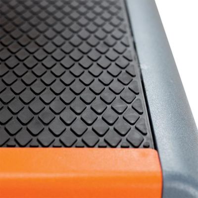 16. HMS Premium AS007 SCHWARZ/ORANGE Aerobic-Stepper 