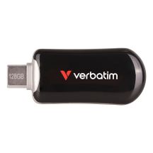Verbatim 30225 USB-Stick 128 GB USB Typ-C 3.2 Gen 1 (3.1 Gen 1) Schwarz