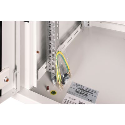 7. Wandschrank 19'' 9U Digitus 509x600x600 mm, grau (RAL 7035)