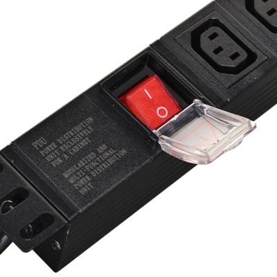 4. 19-Zoll-Steckdosenleiste – 9x USV-Steckdose – USV-C14-Stecker