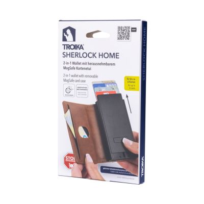 7. TROIKA 2-in-1 Geldbörse SHERLOCK HOME BRAUN
