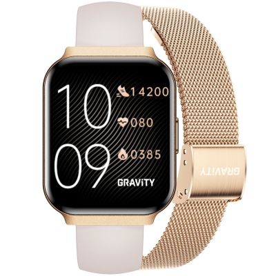 Smartwatch Gravity Roségold Armband + Armband GT44-2