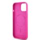 7. Karl Lagerfeld Silikon Choupette Head MagSafe Hülle für iPhone 15 Plus / 14 Plus – Rosa