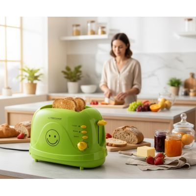 15. Esperanza SMILEY EKT003 Toaster (750W; grün)