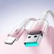 9. Joyroom S-A42 Crystal-Clear Serie 3A USB-A – Lightning Kabel 1,2 m – Weiß