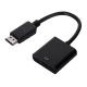 GEMBIRD A-DPM-HDMIF-002 Adapter (DisplayPort M - HDMI F; 0,10 m; schwarz)