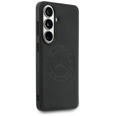 4. Mercedes Vintage Logo MagSafe Hülle für Samsung Galaxy S26 - Schwarz