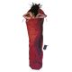 Cocoon SCM72 Schlafsack für Erwachsene, Mumienschlafsack, Baumwolle, Seide, Rot