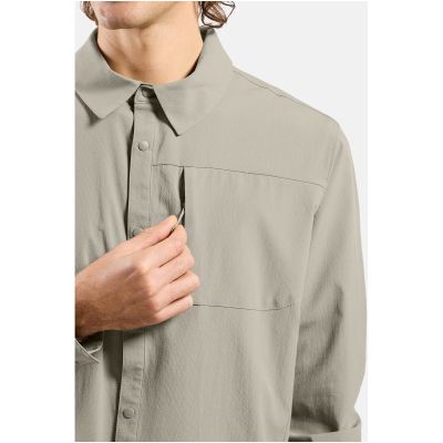 3. Herren-Langarmhemd Odlo Shirt l/s ESSENTIAL, grau