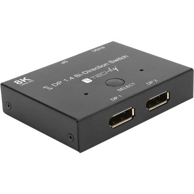 11. Techly IDATA-DP-2DP-8KT DisplayPort-Videoschalter