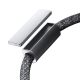 4. Joyroom S-A50 Unlimited Series 3A USB-A – Lightning Kabel mit magnetischem Organizer 1,2 m – Grau