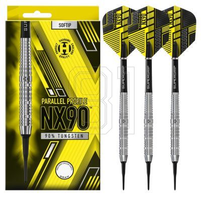 13. Harrows NX-90 Parallel 90 % Steeltip-Darts