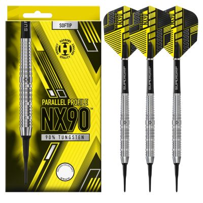 13. Harrows NX-90 Parallel 90 % Steeltip-Darts