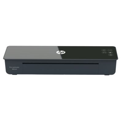 7. HP Laminiergerät PRO LAMINATOR 600 A3, kalt/heiß, Geschwindigkeit 60 cm/min + 15 Laminierfolien: 3x A4, 4x A5, 4x A6, 4x B-Card, schwarz