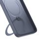 8. 3mk Smoke Case Mag&Stand für Apple iPhone 16E - Schwarz