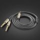 8. Ugreen Kabel Audiokabel Miniklinke 3,5 mm - 2 x Klinke 6,35 mm 1m grau (AV126)