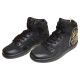 3. Nike SB Dunk High FAUST Herren-Sportschuhe Schwarz Gold - DH7755-001