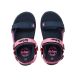 5. Lee Cooper Kinderschuhe Mädchen Klettverschluss Sandalen für Sommer Strand Marineblau Rosa