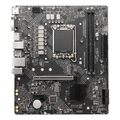 2. MSI PRO H610M-G DDR4 Mainboard Intel H610 LGA 1700 Micro-ATX