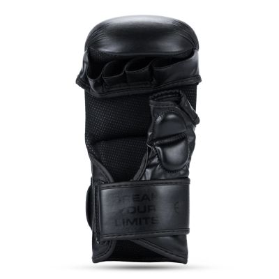 9. MMA Sparring Handschuhe M - Warrior Schwarz - LegacySeries