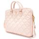 2. Guess Quilted 4G-Tasche für einen 16-Zoll-Laptop – Rosa