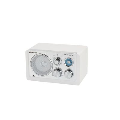 8. Denver TR-63W Radio, analog, weiß