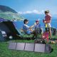 10. Choetech SC009-V2 faltbares Solarladegerät 100 W USB-C / 2x USB-A PD QC – Schwarz
