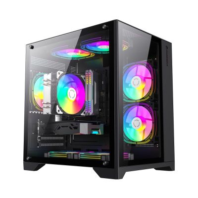 GameMax Infinity Mini BK Micro Tower Schwarz