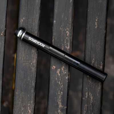 5. Rockbros HQ-67A-L03 BK Fahrradpumpe mit Manometer – Schwarz