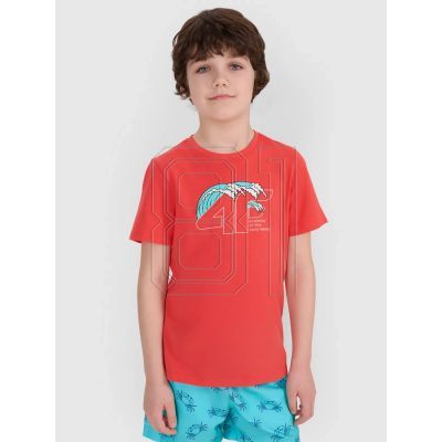 2. T-Shirt 4F Jr 4FJWSS25TTSHM1917-63S