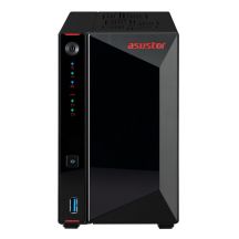 NAS Asustor AS5402T; Tower; 2x (3,5" SATA HDD/ 2,5" SSD); Intel Celeron N5105, 4 GB DDR4 SODIMM (max. 16 GB), 2x 2,5-GbE, 4x M.2 2280 NVMe PCIe 3.0, 3x USB 3.2 Gen, 1x HDMI 2.0b