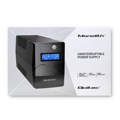 18. QOLTEC USV 450 VA | 240 W | LCD | USB | RJ45