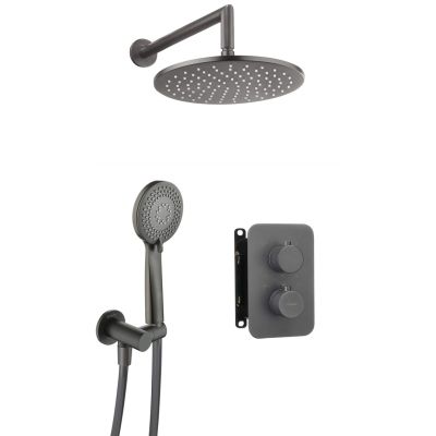 Unterputz-Duschset mit Thermostat-Box