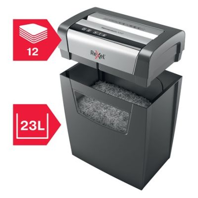 4. Rexel Aktenvernichter Momentum X312, 12 Blatt, 23-l-Auffangbehälter