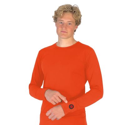 6. Glovii GJ1RS Shirt/Top, Sweatshirt, Rundhalsausschnitt, Langarm, Elastan, Polyester