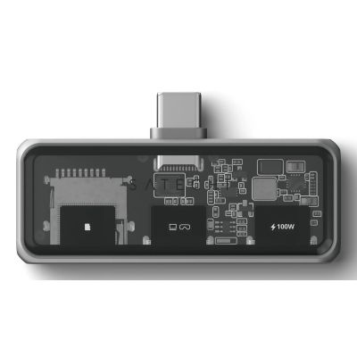 2. Satechi USB-C PD Mobile XR Hub und MicroSD-Kartenleser, Space Grau