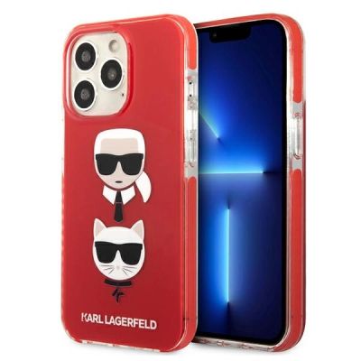 Karl Lagerfeld Karl&Choupette Head Case für iPhone 13 Pro / iPhone 13 - Rot