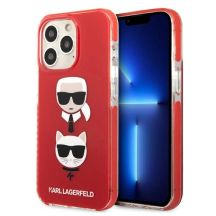 Karl Lagerfeld Karl&Choupette Head Case für iPhone 13 Pro / iPhone 13 - Rot